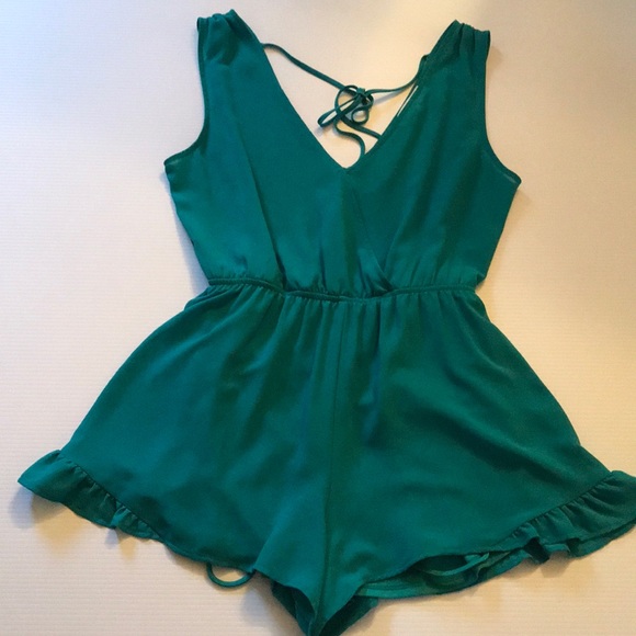 ASTR turquoise romper - Picture 2 of 3